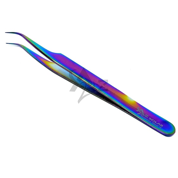 A2Z Scilab Multi Rainbow Color No 7 Fine Point Tweezers for Watch Jewelery Repair A2Z-ZR293 - main